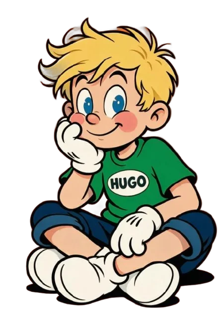Hugo pensando